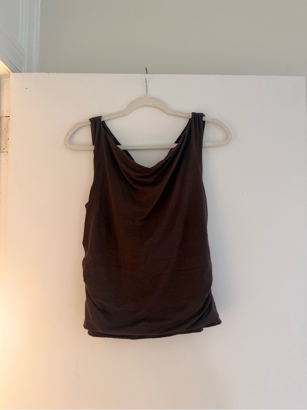 Banana Republic Brown Cowl Neck Tank